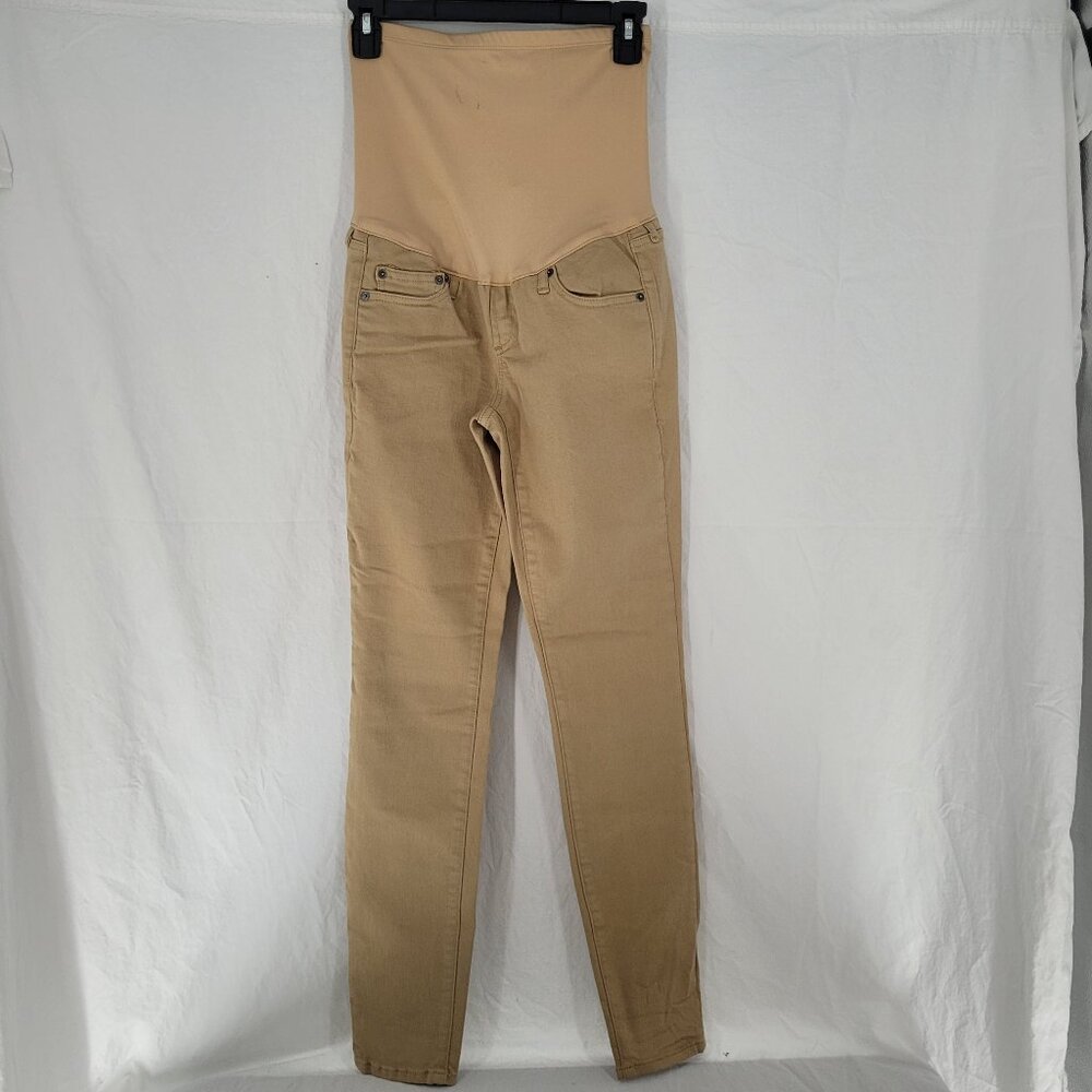 GAP Maternity Always Skinny Jeans Khaki Stretch 5 Pocket Women's 26R